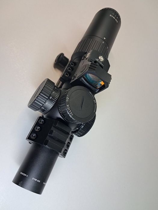 Оптичний приціл з коліматором KARRINA ED-MAX 1-6x24 IR SFP