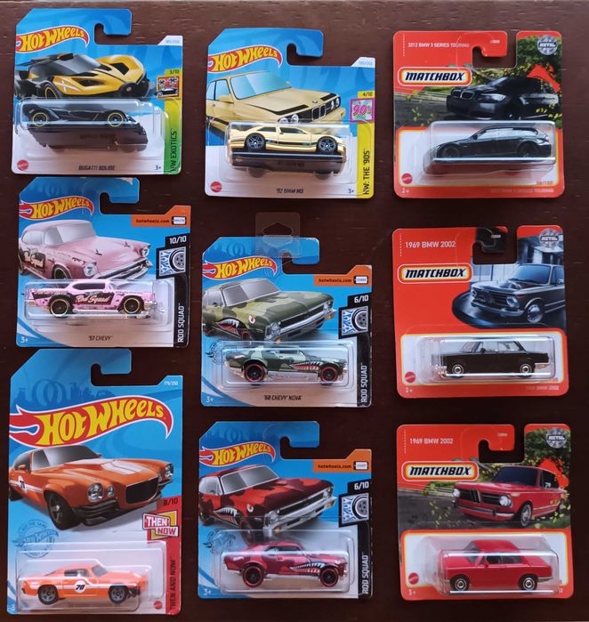 Hot Wheels Novos. Vários, Mainline. Escala 1/64