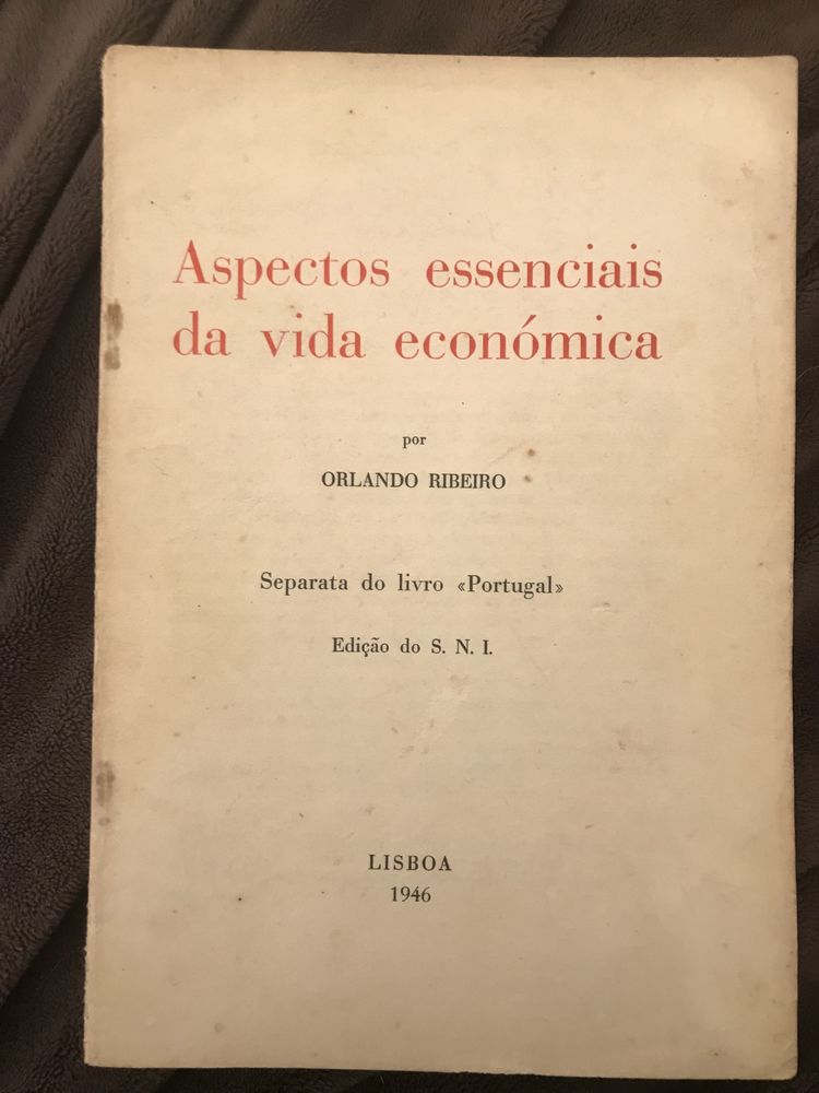 3 Obras de Orlando Ribeiro Geografia de Portugal 1940/1955