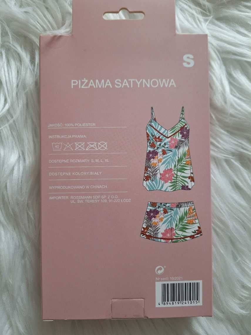 Nowa piżama Satynowa Rossmann rozmiar S