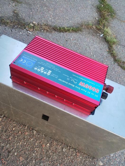 Перетворювач інвертер AC/DC 5000 Вт 12 В