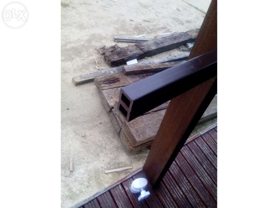 Ripas travessas para por dek em pvc metro linear 1.80