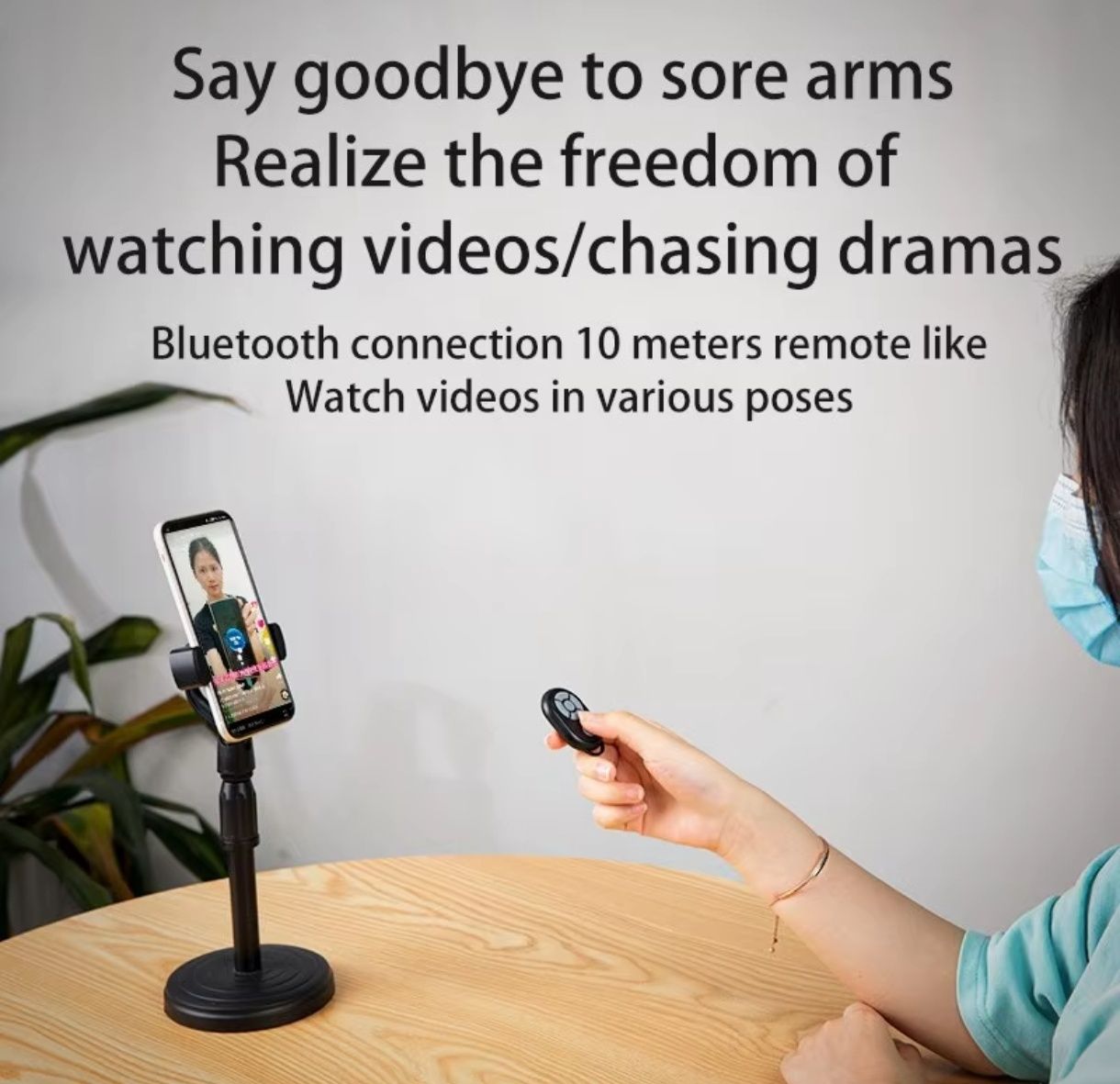 Pilot Bluetooth do selfie 8-funkcji