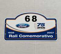 Placa Rali comemorativo 75 anos Ford Portugal