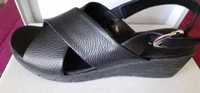 Sandálias pretas novas FLEXX Fit tamanho 39