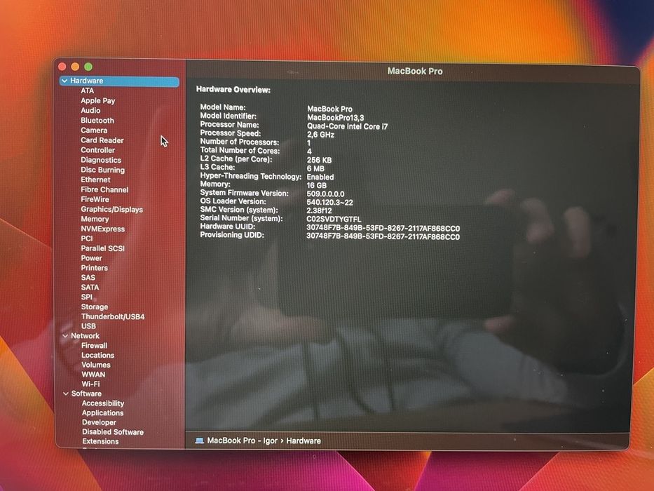 MacBook 15 pro ..