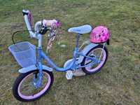 Piękny rower dla dziewczynki + kask - 16" koła