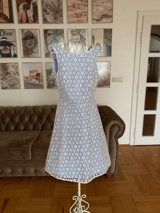 Плаття голубе шифонове