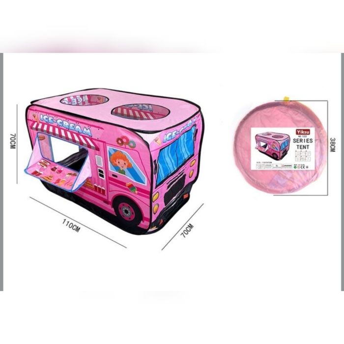 Дитячий намет автобус фургон з морозивом палатка з віконечком зоопарк