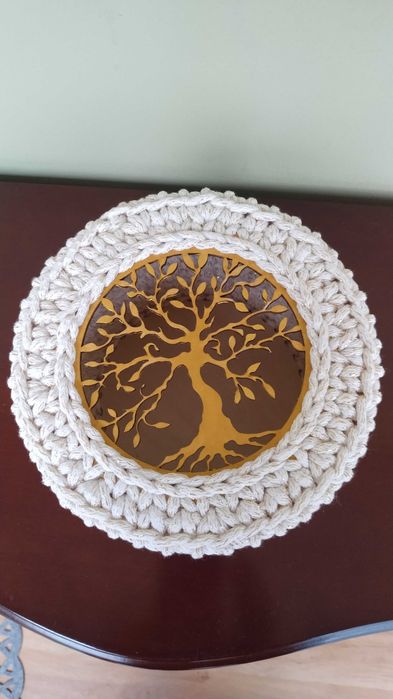 Koszyk sznurek złote drzewo obfitości