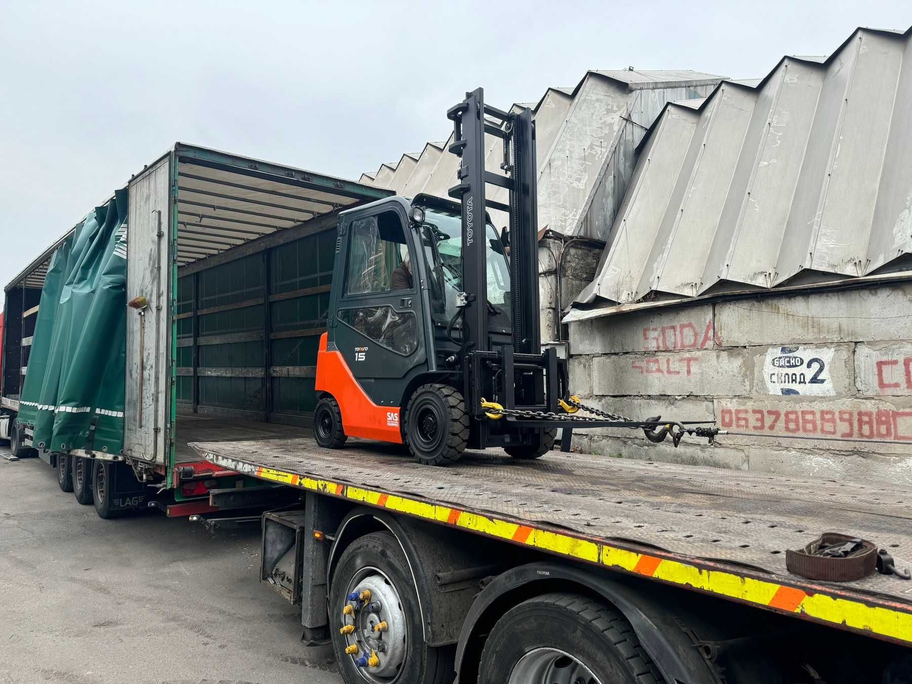 TOYOTA 06-8 FGF 15 газовий навантажувач, кара, погрузчик