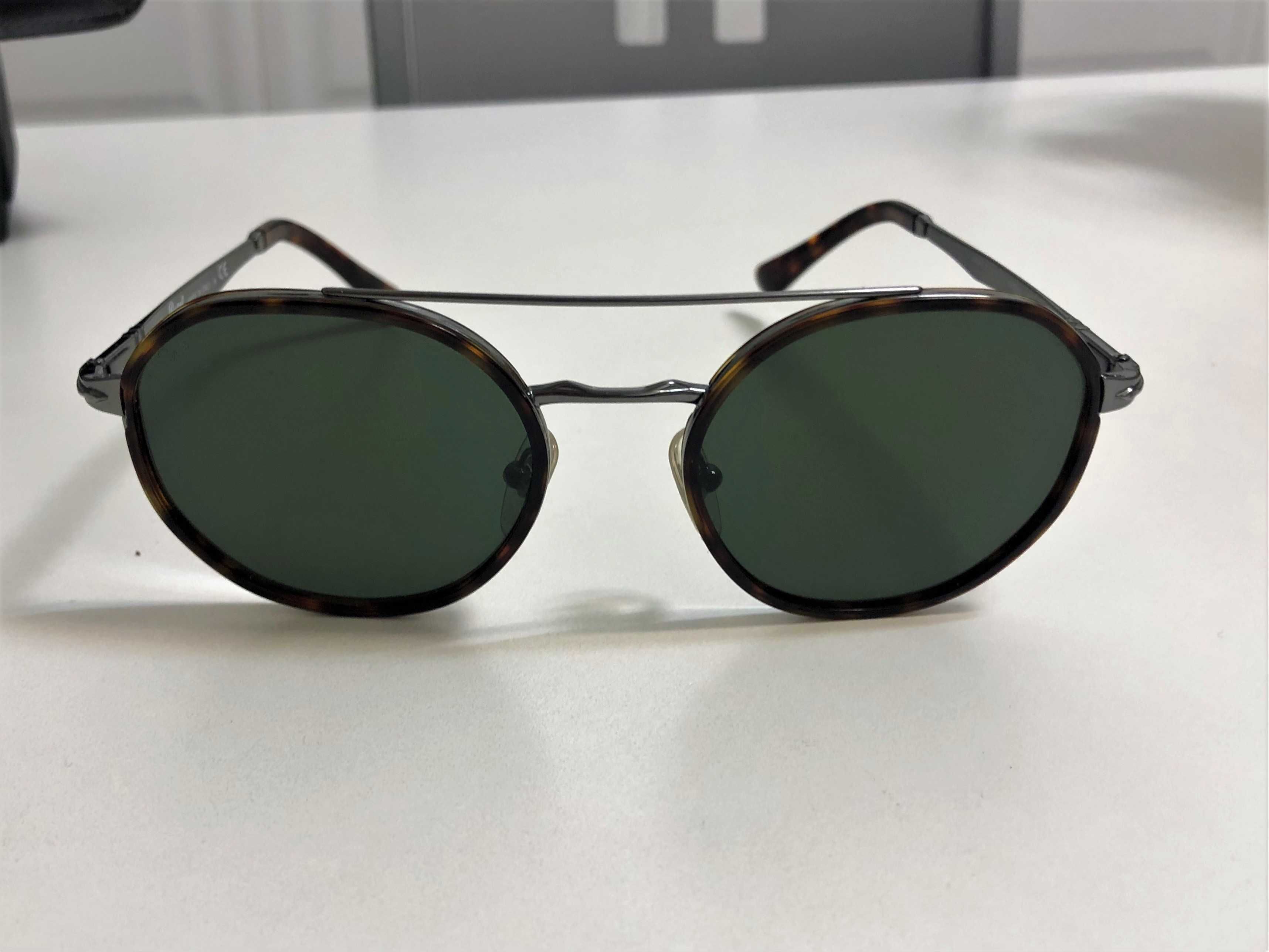 Óculos PERSOL 2456-S 513/31 53-20 Gunmetal Green