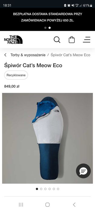 Śpiwór Cat’s Meow The North Face