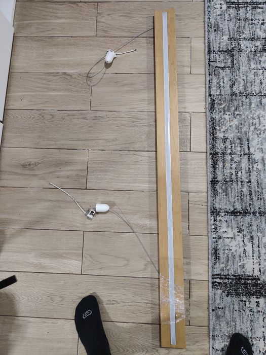 Candeeiro suspenso madeira