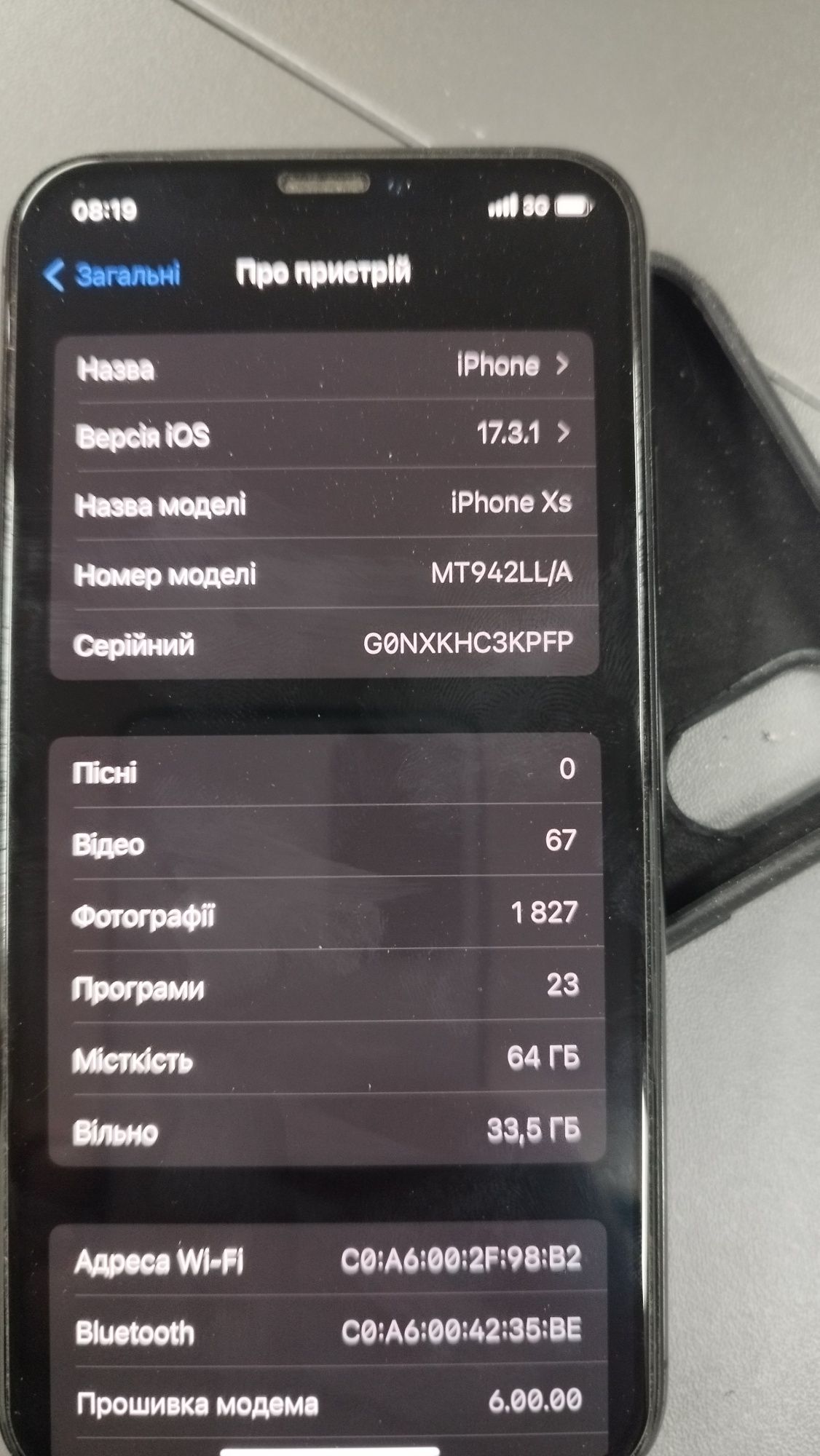 IPhone xs 64 Neverlok