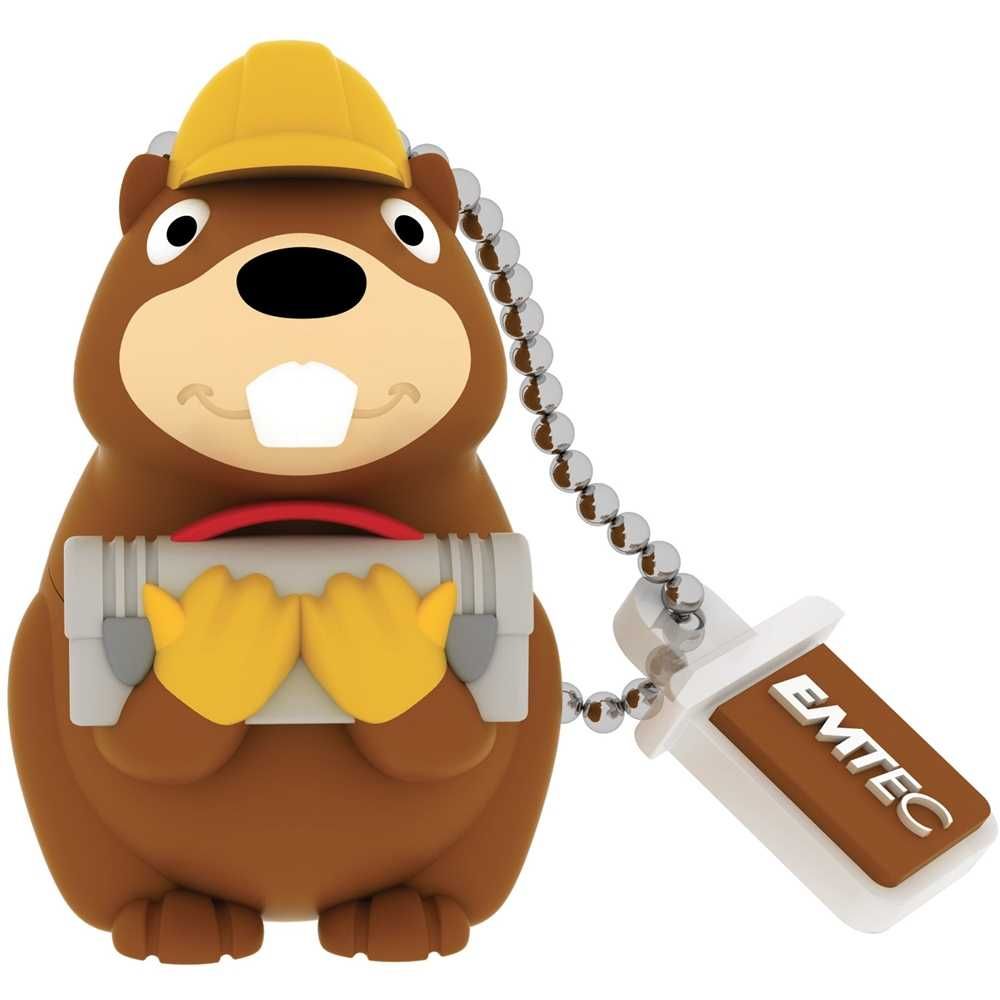 Pendrive Emtec M338 8GB USB 2.0 Funny Building BEAVER