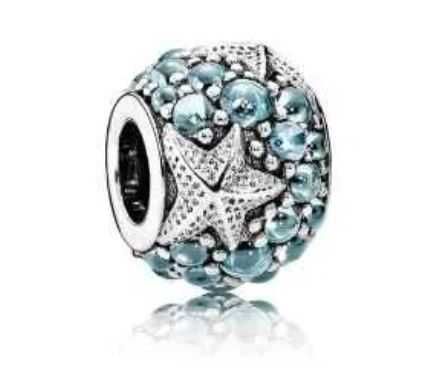 charms do Pandora ocean morski i rozgwiazda srebro 925