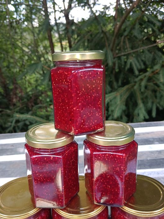 Варення з ЛІСОВОЇ малини варенье,джем,повидло