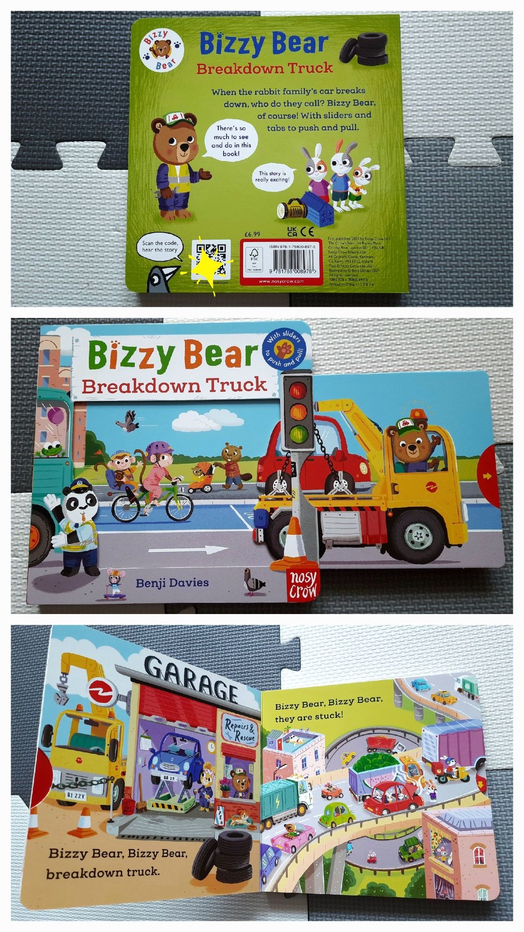 NOWA Bizzy Bear Breakdown Truck miś pracuś książeczka po angielsku