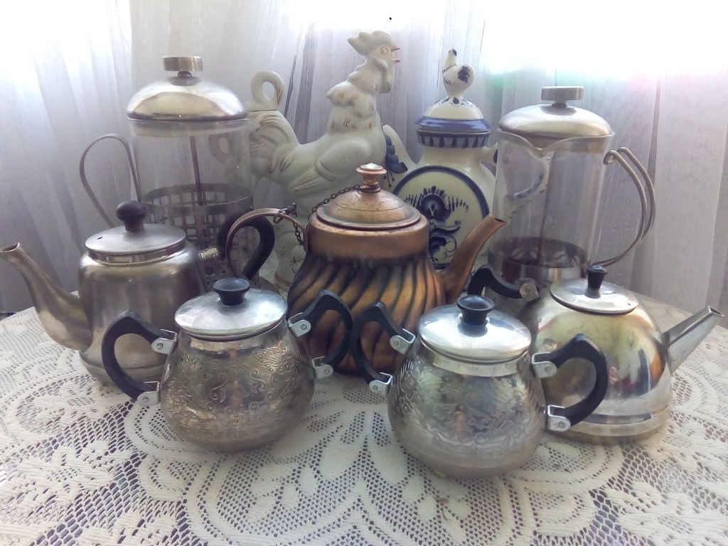 Чайники , заварники  раритетные