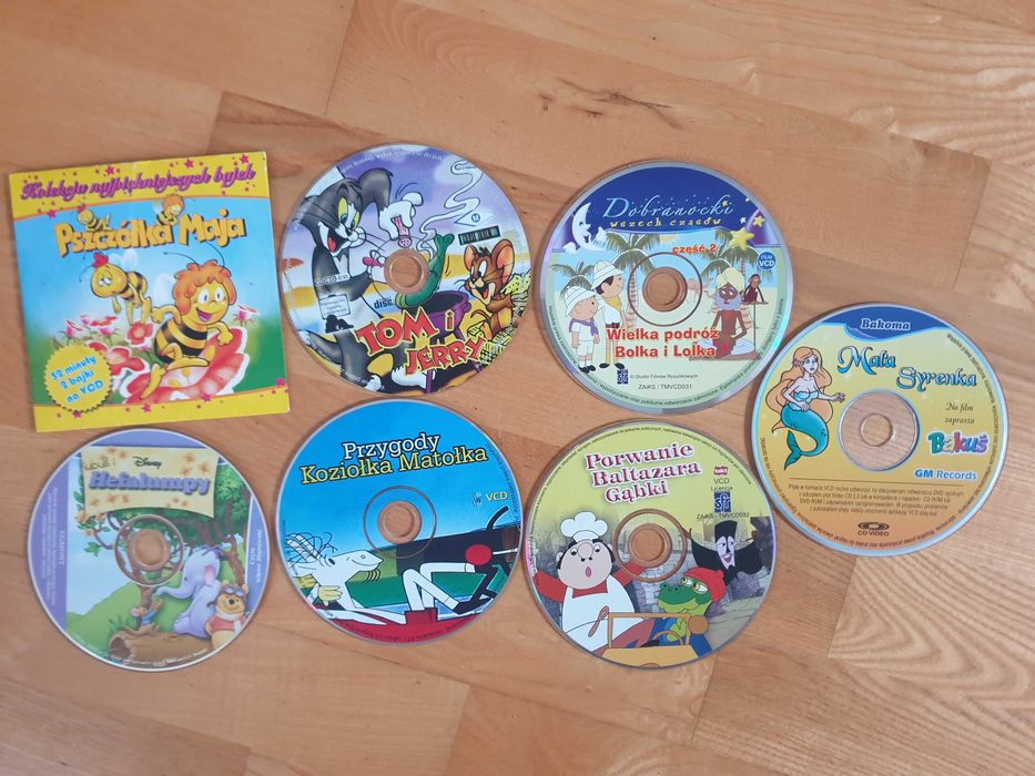 Zestaw 7 Bajek DVD Dla Dzieci
