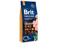 Brit Premium Adult M 15 кг Сухий корм для собак