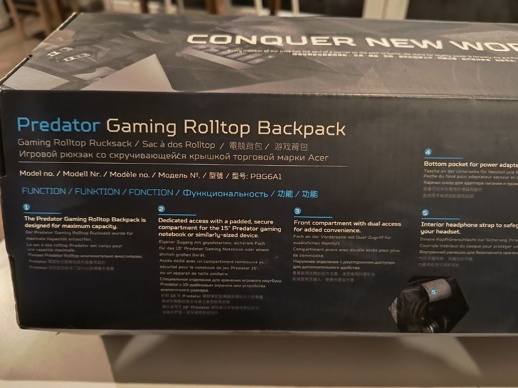Plecak ACER PREDATOR Gaming Rolltop backpack