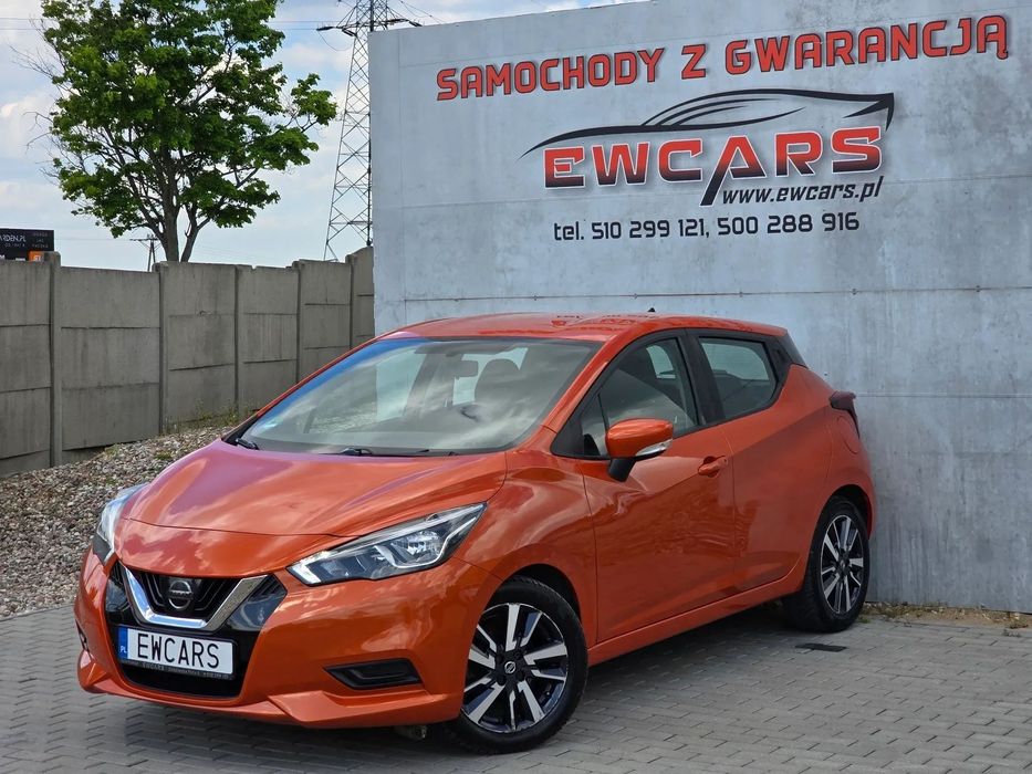 Nissan Micra 90km Led OPŁACONY Klima