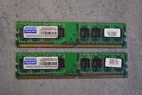 2 kości ram good ram 512mb DDR2