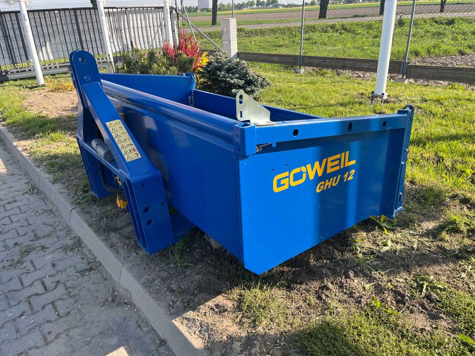 GOWEIL GHU 12/2500 DW ŁYŻKA ŁADUJĄCA Kontener zawieszany z tyłu