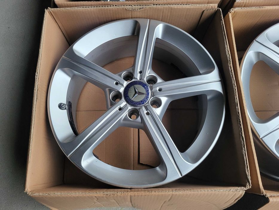 [489] Felgi aluminiowe Oryginał MERCEDES 17 Cali 5x112 ET44 +Czujniki