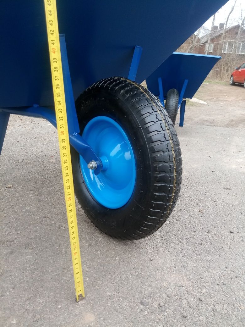 Nowa Taczka budowlana z blachy 2mm, ogrodowa 1mm