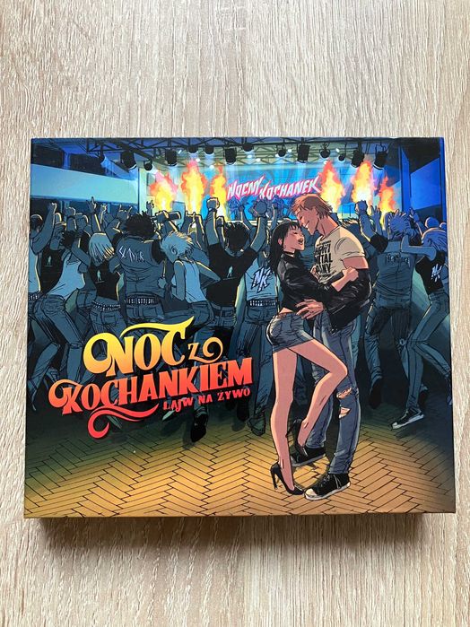 Nocny Kochanek - Noc z kochankiem Lajw na żywo (CD, DVD) - autografy