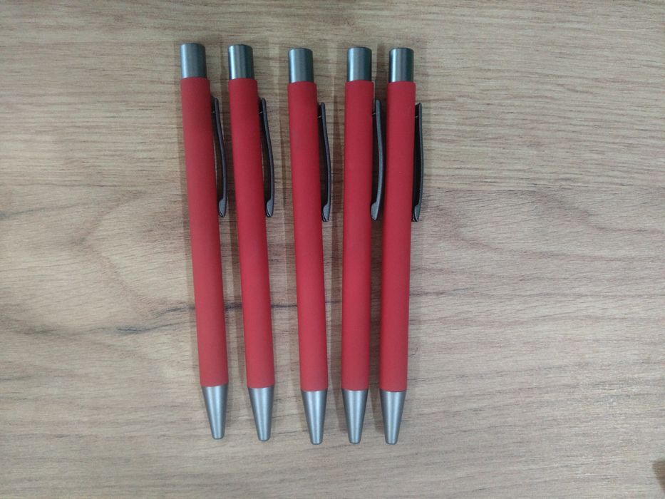 Długopis Elegancki Metalowy Czerwony