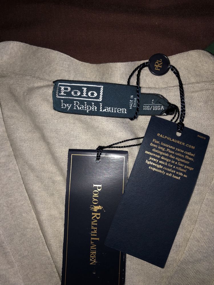 Polo Palph Lauren однотонный кардиган оригинал новый