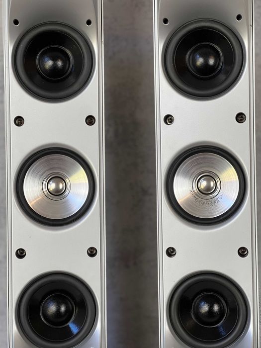 KEF HTS5001 – para satelit, Uni-Q, 10–100W, podstawy