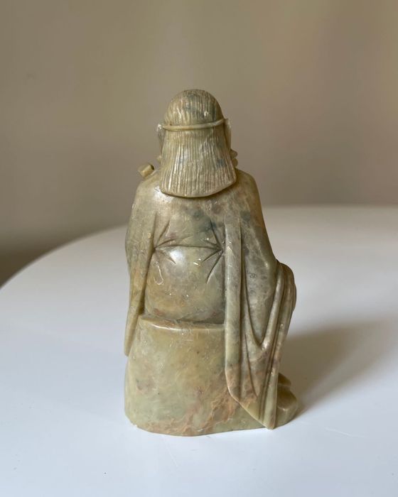 Rzeźba Figurka 12.5cm Kamień Azja Vintage