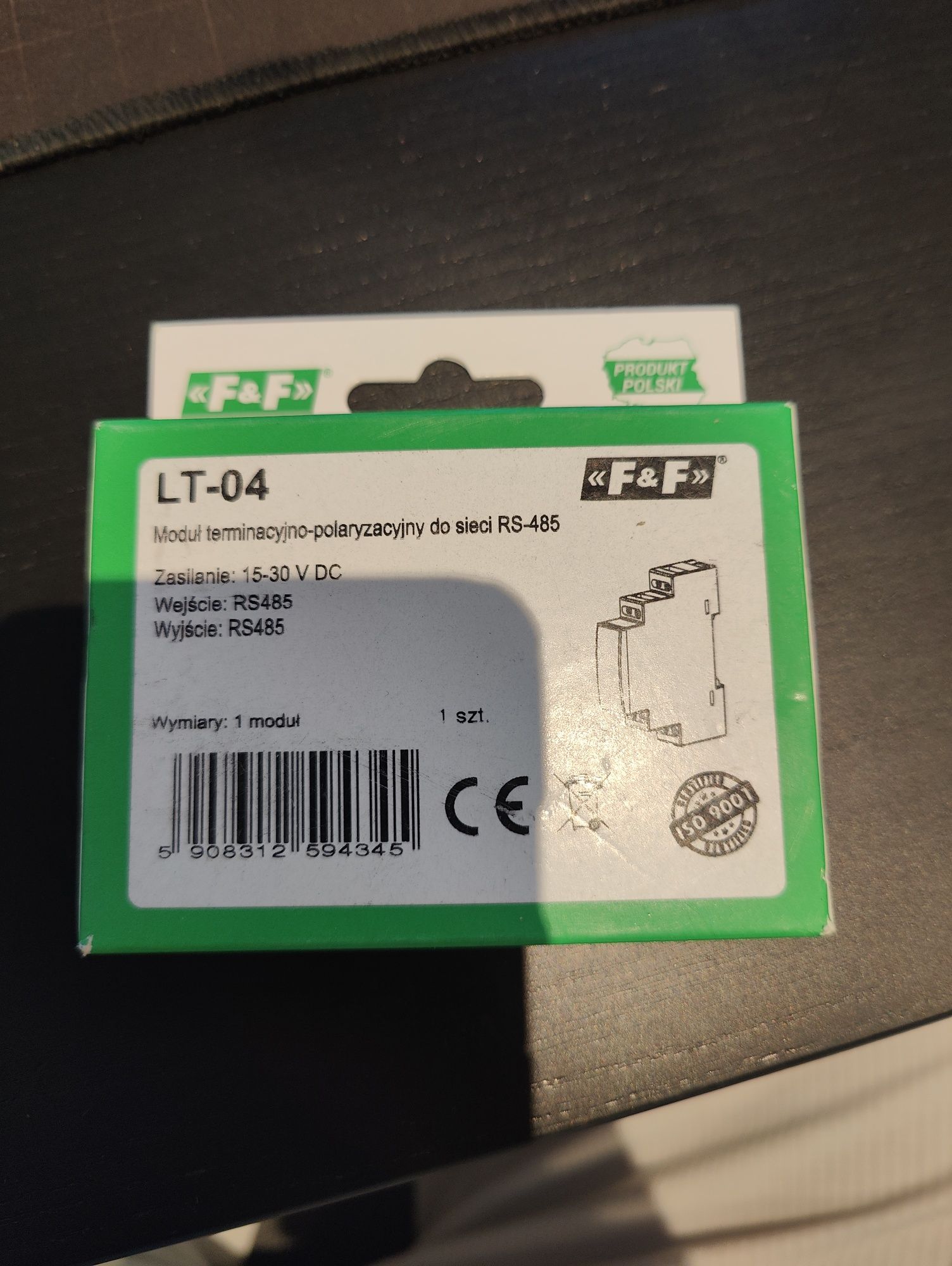 Moduł terminacyjno-polaryzacyjny do sieci RS485 F&F LT-04