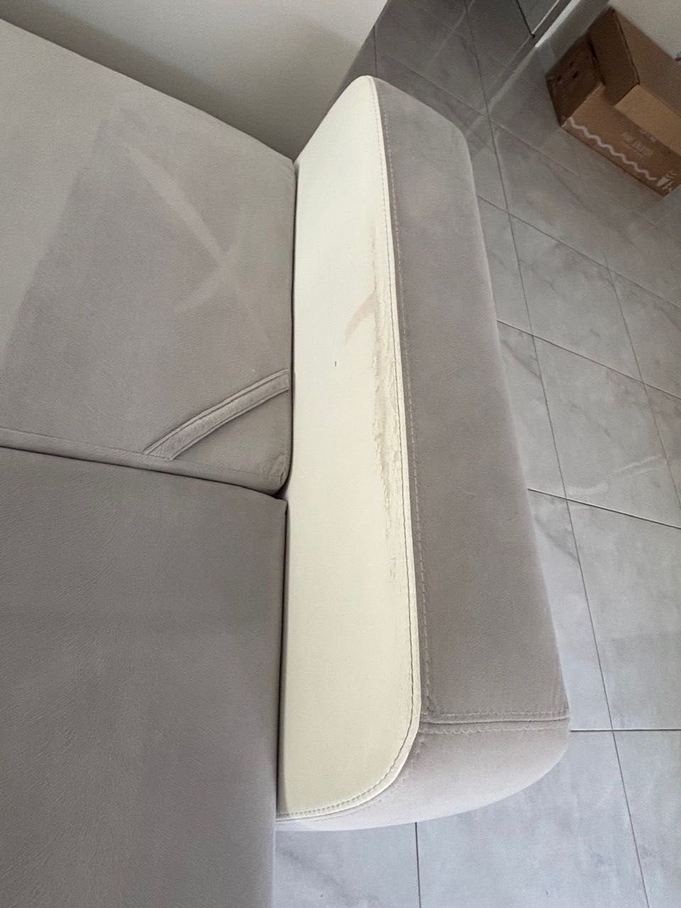 Sofa kanapa z funkcją spania szara z Agata Meble