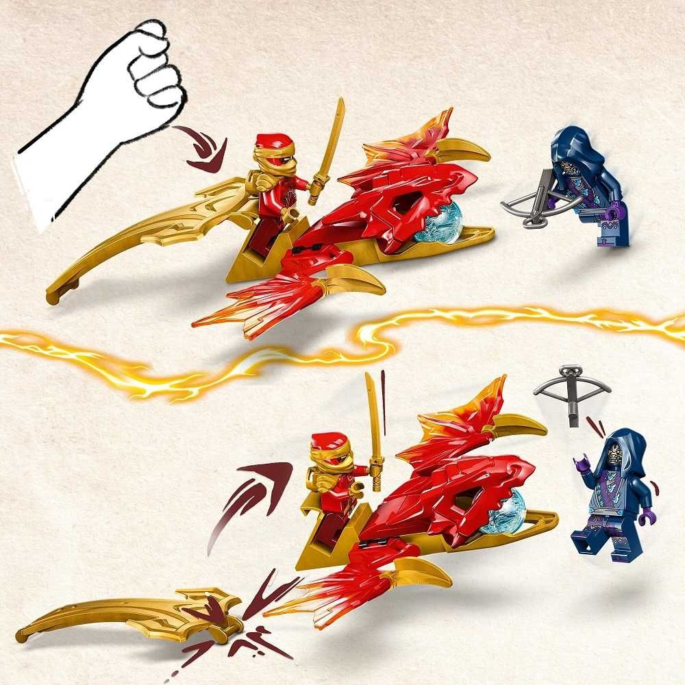 Klocki Lego Ninjago 71801 Atak powstającego smoka Kaia