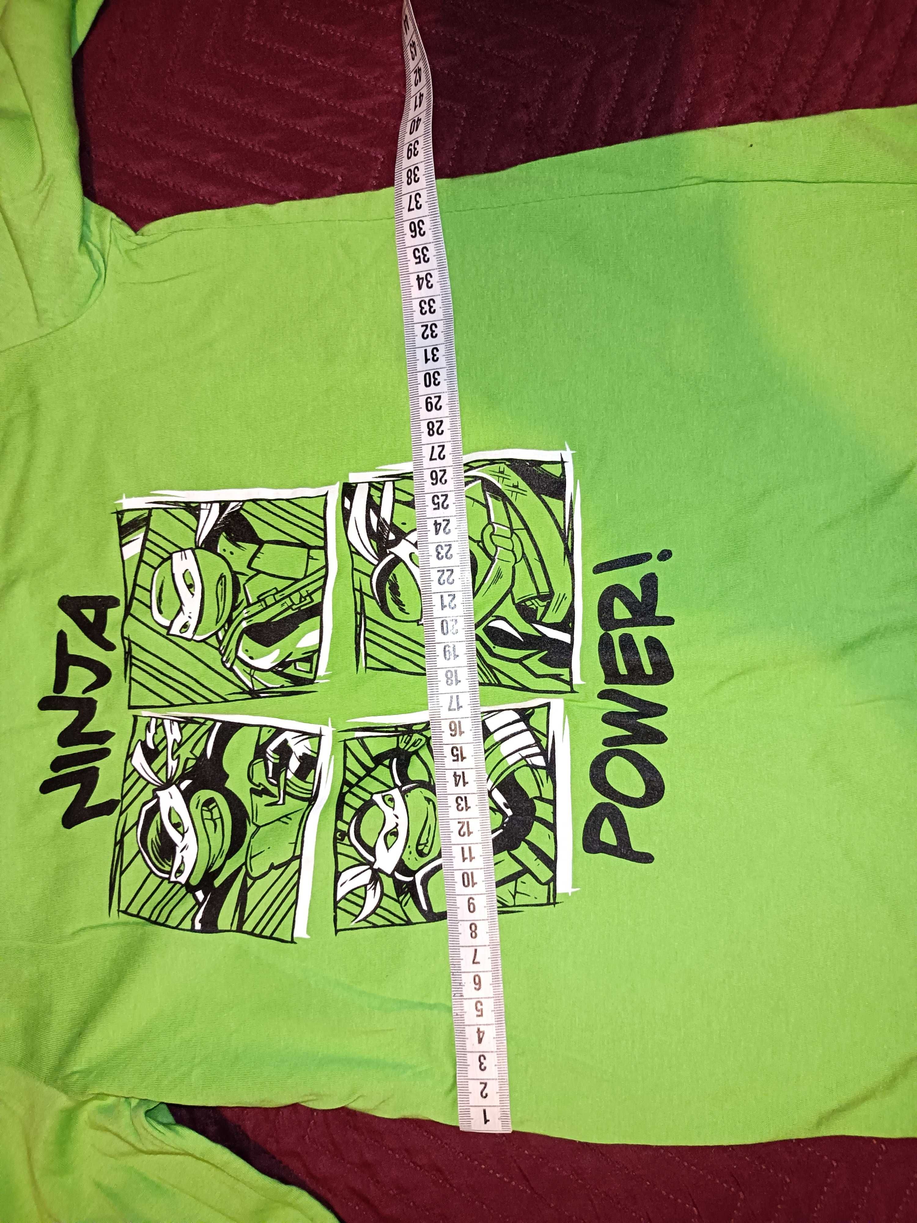 Nowa bluzka z długim rękawem wojownicze żółwie ninja 140