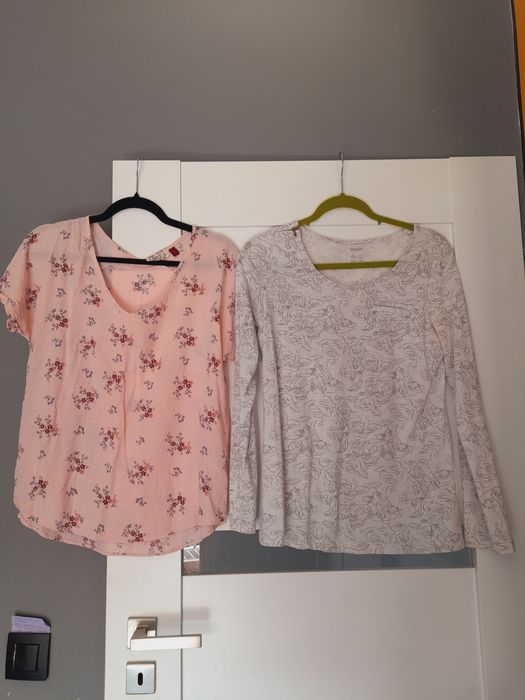 Bluzka drobne kwiatki kwiatuszki kropki kropeczki cottage core natural