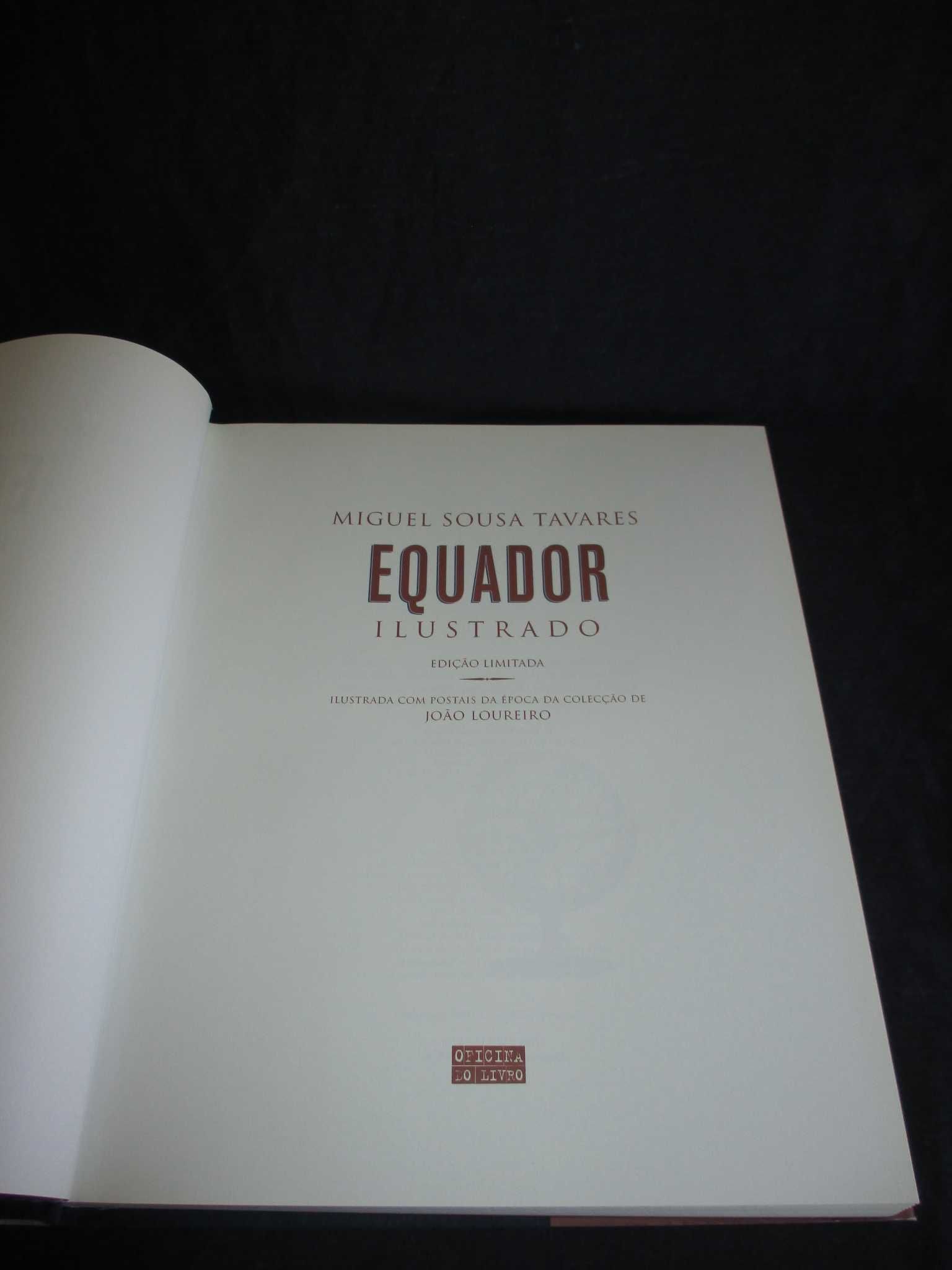 Livro Equador Ilustrado Miguel Sousa Tavares Edição Limitada