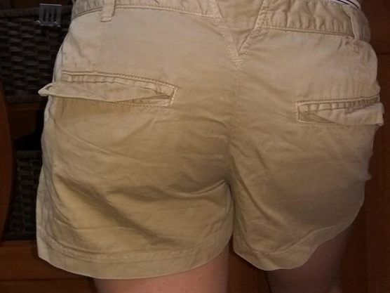 Krótkie spodenki ZARA brązowe, piaskowe super stan