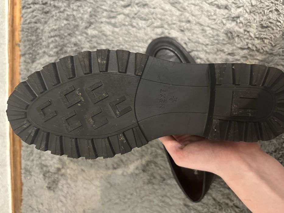 Лофери чорного кольору Next 43 розмір