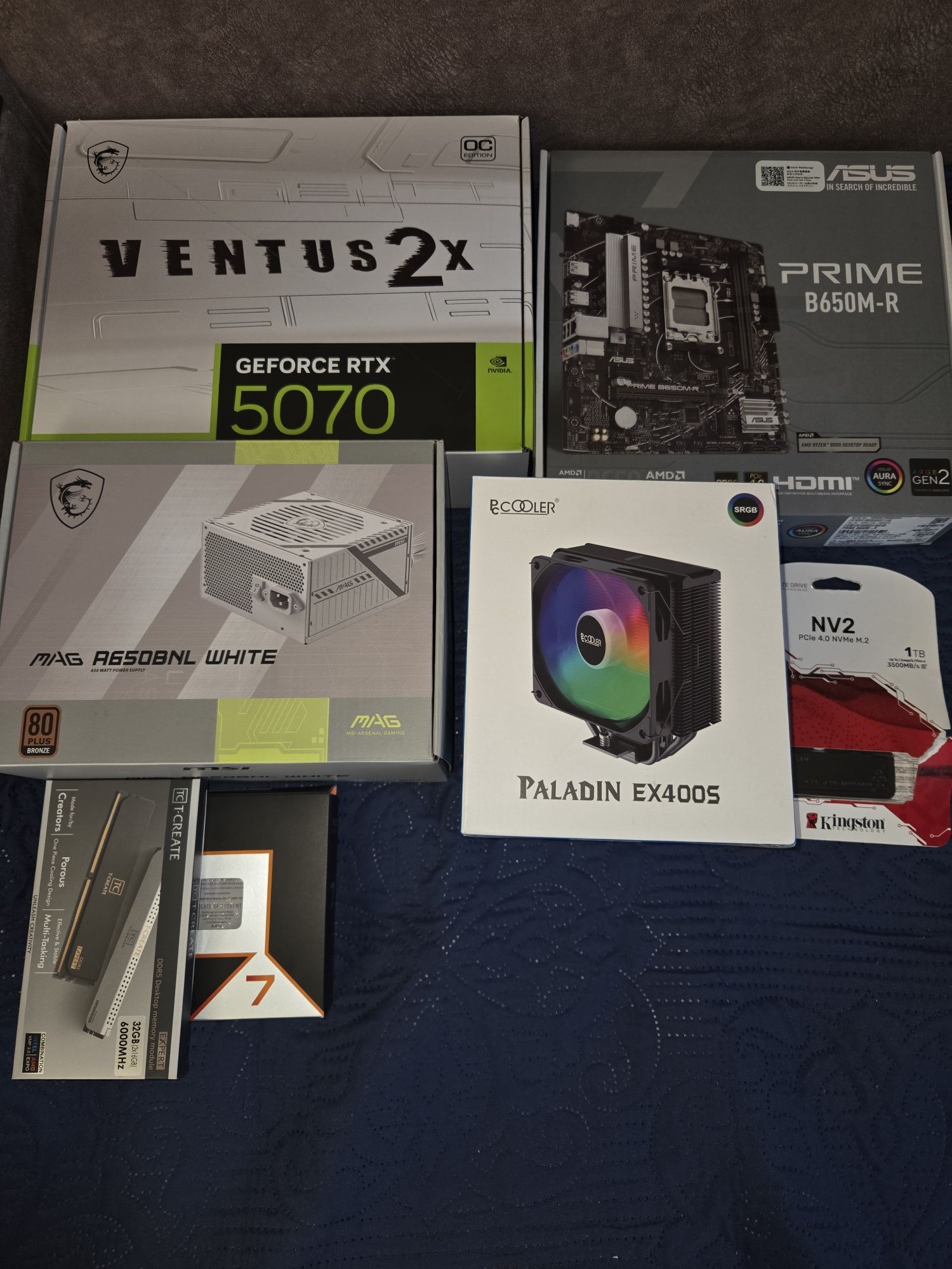 Комп'ютер Новий RTX5070 12gb. Ryzen 7 7700. 32gb ram. 1,5T b ssd