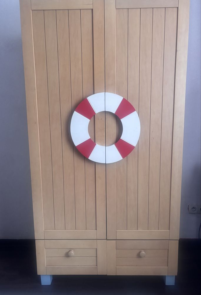 Zestaw mebli dla dzieci szafa plus komoda Nemo