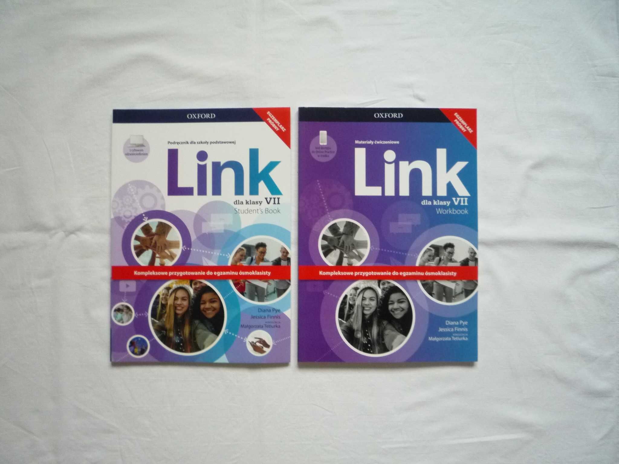 Nowy pakiet Link 7 Podręcznik + Ćwiczenia Oxford Język angielski