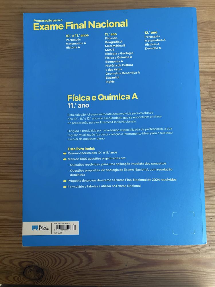 Livro de Preparação para o exame final nacional de Física e Química A