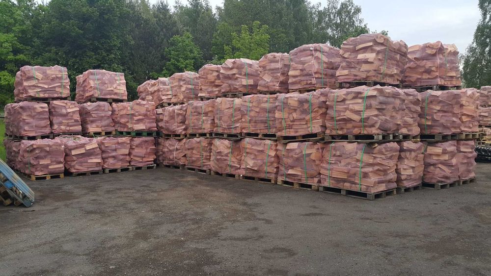 Drewno Kominkowe BRZOZA - Opał Brzozowy - Drewno Opałowe na palecie!